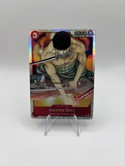 Roronoa Zoro ST01-013 Super Pre-Release Starter Deck 1: Straw Hat Crew Foil - Image 1