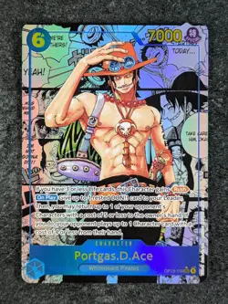 2025 One Piece PORTGAS.D.ACE OP13-119 Carrying On His Will Alt. Art SEC English - Image 1