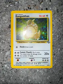 Pokemon TCG Cards Kangaskhan 5/64 Jungle Holo Rare LP - Image 3