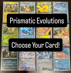 Pokemon Prismatic Evolutions , Pokeball, Masterball Choose Your Card! NM / M - Image 1