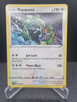 Pokemon TCG Cards McDonald’s 2025 - Rayquaza 014/015 M24en - Image 1