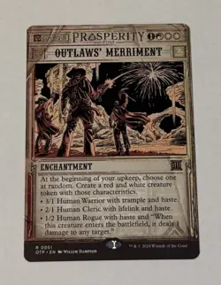 MTG Outlaws' Merriment - Outlaws Of Thunder Junction: Breaking News LP - Image 1