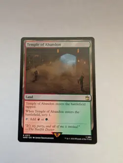 Temple of Abandon Universes Beyond: Doctor Who Regular MTG - Image 1