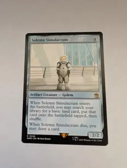 Solemn Simulacrum Universes Beyond: Doctor Who Regular MTG - Image 1