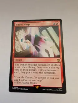 Chaos Warp Universes Beyond: Doctor Who Regular MTG - Image 1