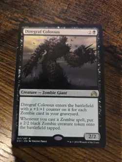 Mint/Near-Mint, English - 1 x MTG Diregraf Colossus Shadows over Innistrad - Image 1