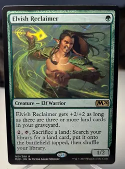 Magic MTG - Elvish Reclaimer ***Core Set 2020*** NM & Unplayed Green Rare #169 - Image 1