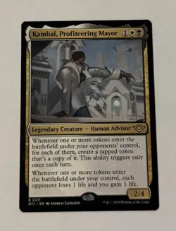 MTG Kambal, Profiteering Mayor - Outlaws of Thunder Junction NM - Image 1