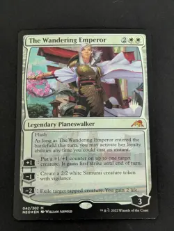 MTG Foil - The Wandering Emperor - 42 / NM / English Promo Pack - Image 1
