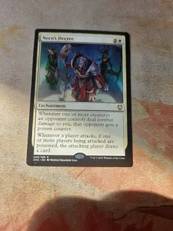 Norn's Decree Commander Phyrexia All Will Be One MTG NM - Image 1
