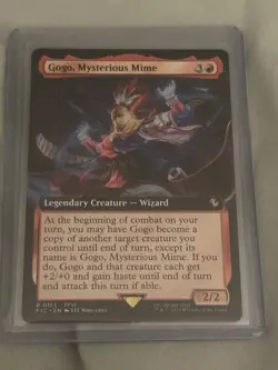 Magic The Gathering Final Fantasy Gogo, Mysterious Mime Extended Art #0153 - Image 1