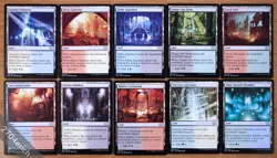 MTG Set of 10 Different Dual Bounce Lands *NM* Magic Commander Deck Building EDH - Image 1