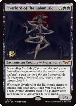 MTG English Overlord of the Balemurk NM Foil Promos: Prerelease Cards - Image 1