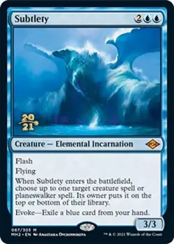 MTG English Subtlety NM Foil Promos: Prerelease Cards - Image 1