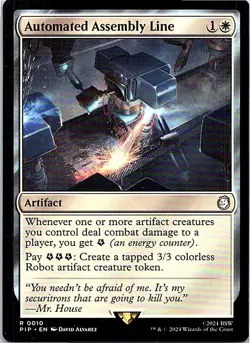 Magic the Gathering Automated Assembly Line Fallout Commander MTG Free Shipping! - Image 1