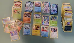 Pokemon Card Lot: 92 cards NM Calyrex Vmax Eiscue V Pikachu - Image 1