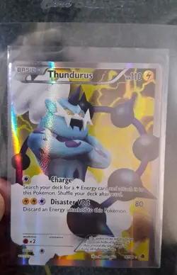 Thundurus 97/98 Holo Pokemon TCG (2011) 110 HP 80 Attack Basic Lightning - Image 1