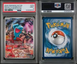 Pokemon TCG Team Rocket's Wobbuffet 203 Sv Promo Holo PSA 9 Scarlet Violet - Image 3