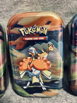 LOT 3 Pokemon TCG Vibrant Paldea Mini Tins NEW FACTORY SEALED w/Boosters Inside - Image 4