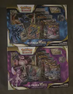 Pokemon TCG Origin Forme Dialga and Palkia VSTAR Premium Collection Box - Image 1