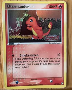 Charmander 48/108 Ex Power Keepers Stamped Reverse Holo Heavily Played - Image 1