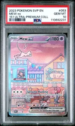 Pokemon - Mew EX - SVP 053 - UPC 151 BLACK STAR PROMO - PSA 10 Gem Mint - Image 1