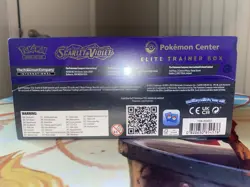 Scarlet & Violet Base Pokemon Center Exclusive Elite Trainer Box Miraidon ETB - Image 3
