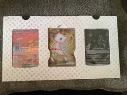 Pokemon TCG - 151 UPC Promo Set Mew SVP053, Mew ex 205/165, Mewtwo SVP052 Sealed - Image 1