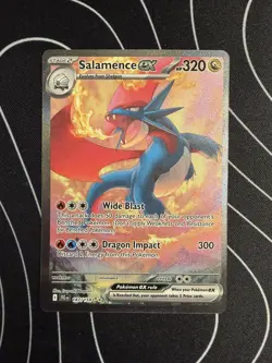 Pokemon TCG Salamence EX Journey Together Special Illustration Rare Card 187/159 - Image 1