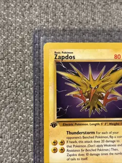 Pokemon TCG Zapdos Fossil 1st Edition Non-Holo Card 30/62 - Image 4