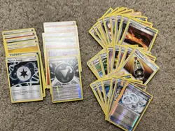 225 Pokemon Cards, 185 Pokemon Sleeves, Collectors Tin, 2 Deck Box - Image 4