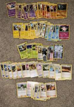 225 Pokemon Cards, 185 Pokemon Sleeves, Collectors Tin, 2 Deck Box - Image 5