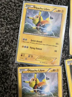 Assortment of Pikachu Pokemone Pokemon Cards From2015-2016 And A Mew From 2019 - Image 2