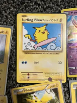 Assortment of Pikachu Pokemone Pokemon Cards From2015-2016 And A Mew From 2019 - Image 3