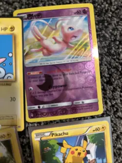 Assortment of Pikachu Pokemone Pokemon Cards From2015-2016 And A Mew From 2019 - Image 4