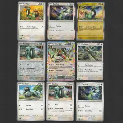 Cyclizar Pokemon Card Collection Set of 9 English Cards Holo EX Rare Cosmos - Image 1