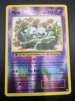 Mew 53/108 Reverse Holo Rare Pokemon XY Evolutions 2016 - Image 3