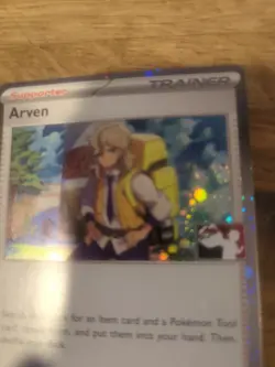 Arven Holo Pokemon Prize Pack Series 3 Promo Pokemon Card NM/LP Play Stamp - Image 3