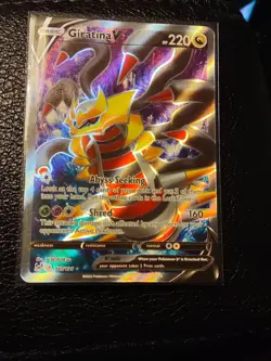 Pokemon TCG Lost Origin Giratina v Full Art Ultra Rare Card 185/196 - Image 1