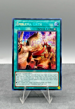 Emblema Oath MP24-EN146 Prismatic Secret Rare 1st Edition Near Mint Yu-Gi-Oh! - Image 1