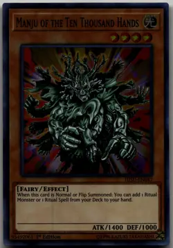 Manju of the Ten Thousand Hands Super Rare Hidden Summoners HISU-EN047 LP - Image 1