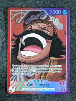 2025 One Piece GOL.D.ROGER OP13-003 Carrying On His Will Alt. Art Leader English - Image 1