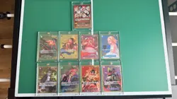 One Piece 2nd Anniversary 9 Card Collection Set Bandai Official Cards Only - Image 1