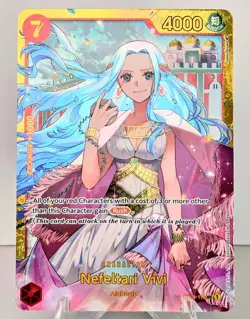 Nefeltari Vivi OP04-118 Secret Rare Kingdoms of Intrigue Foil Near Mint - Image 1