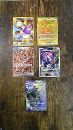 Pokemon Tcg 55 Card Lot Ultra Rare Masterball Pokeball Full Arts Prismatic - Image 1