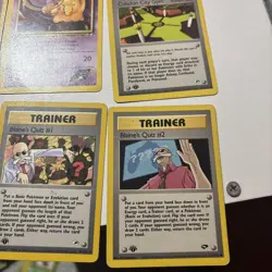 Pokemon Gym Heros First Edition 9 Card Lot - Image 5