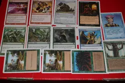13x revised 3rd edition 4th 7th 6th green white border magic cards MP - Image 1