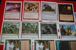 13x revised 3rd edition 4th 7th 6th green white border magic cards MP - Image 4