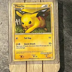 2010 Pikachu | 78/123 | Heartgold & Soulsilver 💛| Pokemon TCG Card | | LP - Image 1