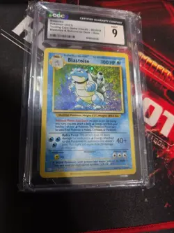 Pokemon TCG Blastoise Holo Card 003/034 TCG Classic English CGC 9 Mint+ - Image 1